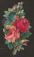 Découpis Gaufrée Fleur Année 1900 - Fleurs