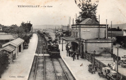 VERNOUILLET  -  La Gare  ( Train à Vapeur) - Vernouillet