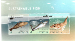 Australia ASC 3639 MS 2019 Sustainable Fish, Miniature Sheet,mint Never Hinged - Mint Stamps