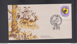 INDIA, FDC - BIRDS, Woodpecker (008) - Paons