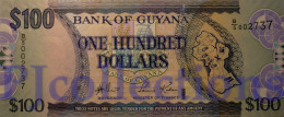 GUYANA 100 DOLLARS 2006 PICK 36a UNC LOW SERIAL NUMBER "002737" - Guyana