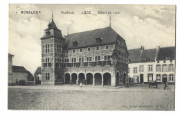 Borgloon  -   Looz    -   Stadhuis   -   Mooie Kaart!    1913   Naar   Anvers - Borgloon