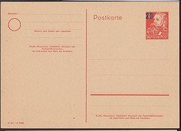 DDR P42/02 20 Auf 30 Pfg. Friedrich Engels GA-Karte Ungebraucht - Cartes Postales - Neuves