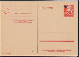 DDR P42/02 20 Auf 30 Pfg. Friedrich Engels GA-Karte Ungebraucht - Postales - Nuevos