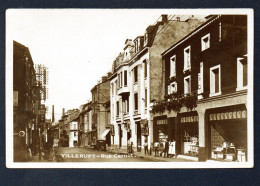 54. Villerupt. Rue Carnot. A Gauche Station Service Purfina, Pub Castrol, Spido. En Face Cinéma, Affiches De Films. - Otros & Sin Clasificación