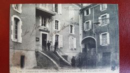 Largentière , Hotel Des Postes , Inauguré Le 27 Aout 1905 Par Clementel Ministre - Largentiere