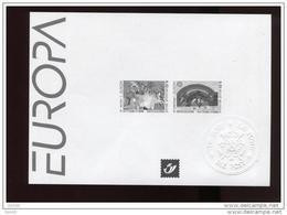 Belgie 2006 Europa CEPT Zebra Rainbow Children's Drawings Lion 3561/62  Zwart-wit Velletje Feuillet Blanc Noir OCB15€ - Folletos Blanco Y Negro [ZN & GC]