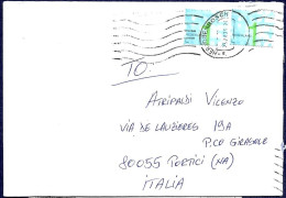 Olanda Posta Mail To Italy Business Stamps 2014 - Storia Postale