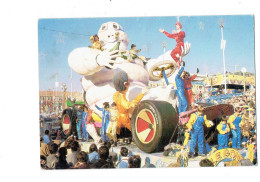 Cpm - NICE - Carnaval ROI DE LA PUB - Char Du Défilé Caméra Film Voiture Bibendum Bouteille Déguisement - Carnaval