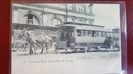 Crosstown Rapid Transit 1905 New York City , Tramway à Cheval , Rare - Autres & Non Classés