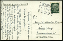 SEEGRUBE/ NORDKETTENBAHN/ **/ P.INNSBRUCK 2 1940 (25.2.) Weiterverwendeter, Ehem. österr. Ra.4 = PSt.II Auf 6 Pf. Hinden - Unclassified