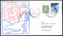 NORWEGEN 1973 (27.7.) HWSt.: LONGYEARBYEN 78°12'28'' (Rentier) 2x + HdN: J. M. ARKTIS-EXPEDITION 1973/ SPITZBERGEN/ DAV  - Unclassified