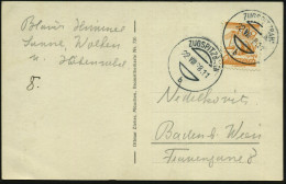 ÖSTERREICH 1928 (22.VIII.) 1K-Segment: ZUGSPITZBAHN/b = Hauspostamt Seilbahn-Station , 2x Klar Gest. Passende S/w.-Foto- - Ohne Zuordnung