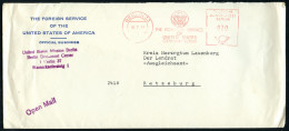 1 BERLIN 33/ THE FOREIGN SERVICE/ OF/ UNITED STATES/ GERMANY BERLIN 1965 (16.7.) AFS = US-Wappen (gering Mittig Undeutl. - Otros & Sin Clasificación