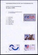 B.R.D. 1995 (Sept.) 100 Pf. "50 Jahre CARE", 32 Verschied. Alternativ-Color-Entwürfe Der Bundesdruckerei (50 Jahre Hilfs - Autres & Non Classés