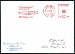 4972 LÖHNE 1/ B06 2916/ "LÖHNER EINBAUM"/ GEHOBEN AM 22.4.1893.. 1989 (21.8.) AFS = "Löhner Einbaum" (Ur-Schiff) Inl.-Bf - Préhistoire