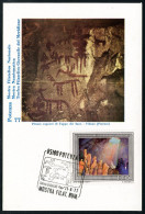 ITALIEN 1977 (11.6.) 170 Lire "Grotte Von Filiano-Potenza" + Passender SSt.: 85100 POTENZA Mit Prähistor. Felszeichnunge - Prehistory