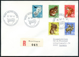 SCHWEIZ 1967 (20.7.) HWSt: 9462 MONTLINGEN/PRÄHISTORISCHE FUNDSTÄTTE = Prähistor. Tonkrug + RZ: Montlingen, Klar Gest. I - Prehistoria