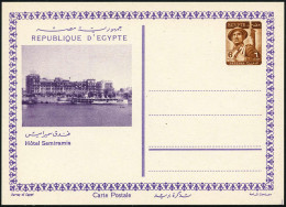 ÄGYPTEN 1954 6 M. BiP Soldat.: Hôtel Semiramis (am Nil U. Damper) Ungebr., Selten!, Semiramis = Gründerin Von Baby - Egyptologie