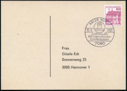 7080 AALEN, WÜRTT 1/ ..XIII.Int./ Limeskongresses 1983 (18.9.) SSt = Limesturm , Klar Gest. Inl.-Karte (Bo.47) - RÖMER / - Archäologie