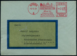 BERLIN/ 4/ Großdeutsche/ Feuerbestattung/ Pflegt Die / Urgermanische/ Feuerbestattung 1934 (19.10.) Dekoraiver AFS (Trau - Archéologie