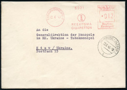 ALTONA-BAHRENFELD/ REEMTSMA/ CIGARETTEN/ Überall Fabrikfrisch! 1943 (22.6.) AFS 012 Pf. Francotyp "Reichsadler" = Drache - Other & Unclassified