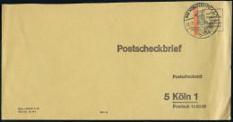 5358 BAD MÜNSTEREIFEL 1/ RADIOTELESKOP/ EFFELSBERG 1975 (27.7.) HWSt Auf Gelbem Postscheck-Innendienst-Bf. (PSch-Amt Köl - Sterrenkunde