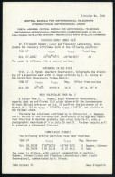 U.S.A. 1968 (1.11.) AFS: CAMBRIDGE/MASS./P.B. METER/390282 = Smithonian Observatory Auf Vordruck-Kt.: "INTERNAT. ASTRONO - Sterrenkunde