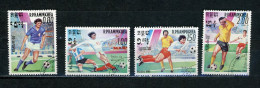 KAMPUCHEA : FOOT MEXICO '86 - N° Yvert 606/609 Obli. - Kampuchea