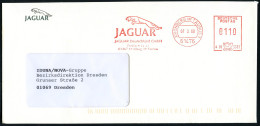 61476 KRONBERG IM TAUNUS 1/ JAGUAR/ JAGUAR Deutschland GmbH.. 2000 (7.3.) AFS = Firmen-Logo (springender Jaguar) Motivgl - Voitures