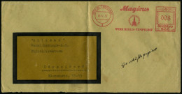 BERLIN-TEMPELHOF/ 1/ Magirus/ MAGIRUS IN DER GANZEN WELT/ WERK BERLIN-TEMPELHOF 1937 (15.4.) AFS = Magirus-Logo (Bf. Mit - LKW