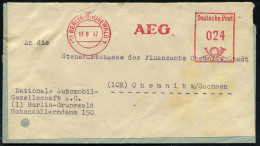 (1) BERLIN-GRUNEWALD 1/ AEG 1947 (13.8.) AFS Francotyp + Abs: Nationale Automobil-Ges. AG. (= N.A.G.-Büssing) Inl.-Bf. I - Trucks