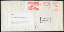 (22a) DÜSSELDORF 5/ Teha-Kipper/ Toussaint U.Hess.. 1963 (16.1.) AFS Francotyp, Noch Mit Alter PLZ = Teha-Kipper , Rs. A - Trucks