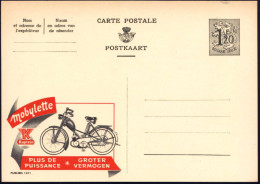 BELGIEN 1954 1,20F. Reklame-P Löwe, Oliv: Mobylette, Kaptein.. = Moped , Französ. Titel Oben, Ungebr. (Mi.P 289 I / 1311 - Motorbikes