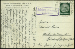 Feldberg (Schwarzwald)/  C A R I T A S H A U S 1934 (6.4.) Seltener Viol. Ra.2 = PSt. II = Hauspostamt + HWSt TITISEE (B - Otros