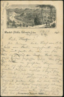 KÖNIGSTEIN (ELBE)/ *b 1890 (19.6.) 1K Auf PP 5 Pf. Krone, Grün: Bastei (Sächs. Schweiz).. = Bastei-Aussichts-Plattform M - Sonstige