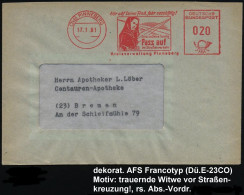 (24b) PINNEBERG/ Hör Auf Deine Frau,fahr Vorsichtig!../ Pass Auf/ Im Strassenverkehr/ Kreisverwaltung 1961 (17.1.) Selte - Accidents & Road Safety