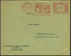 HAMBURG 26/ IDOVERNOL/ WEISSLACK../ Schleifgrund/ Reichhold,Flügger & Boecking 1936 (18.6.) AFS Francotyp = 2 Farbeimer  - Scheikunde