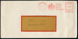 DRESDEN A1/ IG/ LEUNA/ Deutsche/ Gasolin/ A/ G 1937 (25.8.) AFS Francotyp = Leuna-Logo (der I.G.-Farben) Klar Auf Fernbf - Chimie