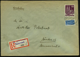 LEVERKUSEN-BAYERWERK/ E 1951 (5.9.) 2K-Steg Ohne PLZ = Hauspostamt Bayer-Werk + Provis. Firmen-Selbstbucher-RZ: (22 C) L - Chemie