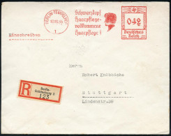 BERLIN-TEMPELHOF/ 1/ Schwarzkopf/ Haarpflege-/ Vollkommene/ Haarpflege! 1935 (10.10.) AFS Francotyp 042 Pf.= Kopfsilhoue - Chemistry