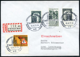 42 OBERHAUSEN-STERKRADE 1/ Fronleichnams-/ Kirmes 1971 (10.6.) SSt + Sonder-RZ: SPA/42 Oberhausen, Rheinl-/Sterkrade 1,F - Christianisme