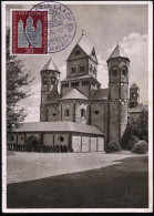 (22b) MARIA LAACH/ ÜBER ANDERNACH/ 1156-1956/ KIRCHWEIHE 1956 (24.8.) SSt Auf EF 20 Pf. "800 Jahre Abtei-kirche Maria La - Abbayes & Monastères