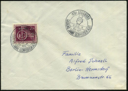 (13b) AUGSBURG/ TAUSEND JAHRE LECHFELDSCHLACHT 1955 (10.8.) SSt Auf  EF 20 Pf. Lechfeldschlacht (Mi.216 EF, + 28.-EUR =  - Other & Unclassified