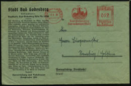 BAD GODESBERG/ ..Kur-u.Kongreßstadt 1939 (5.5.) AFS Francotyp = Godesburg, Im Truchsessischen Krieg (Reformationskriege) - Otros & Sin Clasificación