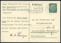 LANDSHUT (BAY)2/ B/ Landshuter/ Fürstenhochzeit 1475/ Aufführung 30.Juni,7.u.14.Juli 1935 (16.5.) MWSt , Klar Gest. Inl. - Autres & Non Classés