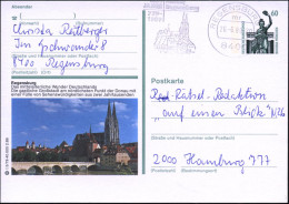 8400 REGENSBURG 1/ Mr/ 1250 JAHRE/ Bistum/ Regensburg.. 1989 (26.6.) MWSt = Dom Auf Orts- U. Motivgl. BiP 60 Pf. Bavaria - Autres & Non Classés