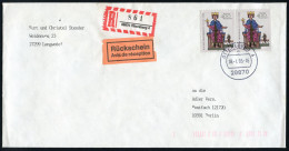 B.R.D. 1995 (18.1.) 400 Pf. "500. Geburtstag Kaiser Friedrich II.", Reine MeF: Paar = Falkenjagd-Miniatur , 1K. + RZ: 28 - Sonstige & Ohne Zuordnung