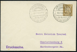 EUSKIRCHEN/ Jahrtausendfeier/ Verkehrs-u.Heimatwoche 1925 (10.7.) Seltener HWSt 2x Auf PU 3 Pf. Adler, Braun. (ME.PU 92/ - Autres & Non Classés