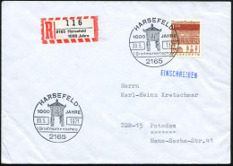 2165 HARSEFELD/ 1000 JAHRE/ Briefmarkenschau 1971 (30.5.) SSt = Histor. Taufbecken 2x + Sonder-RZ: 2165 Harsefeld/1000 J - Other & Unclassified